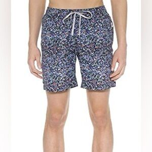 Onia “Liberty” Print Charles Swim Trunks 33W